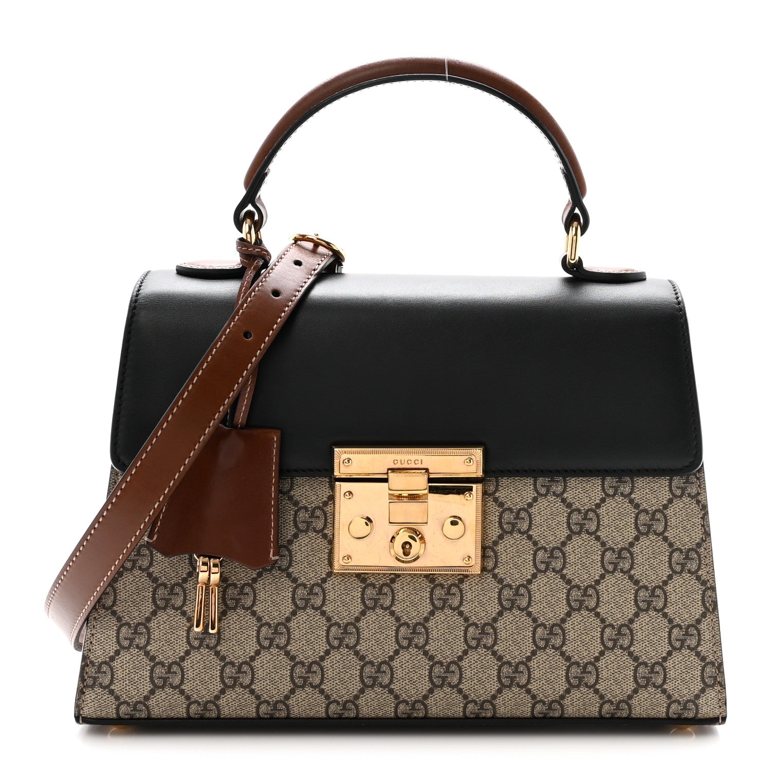 Gucci Gg Supreme Calfskin Small Padlock #263479g12b